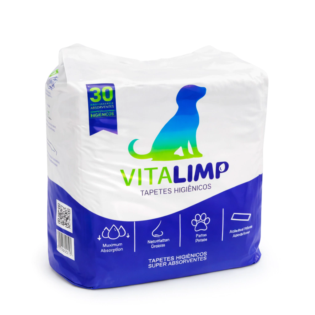 Vitalimp — tapete higiênico de marca própria produzido pela FK